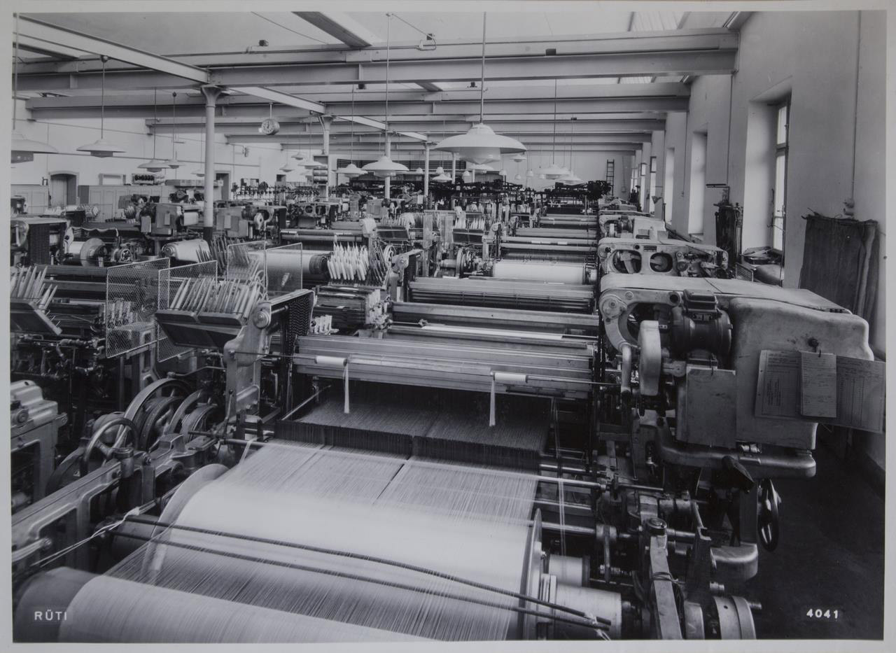 Schärerei im 2. OG des Langhauses um 1930
